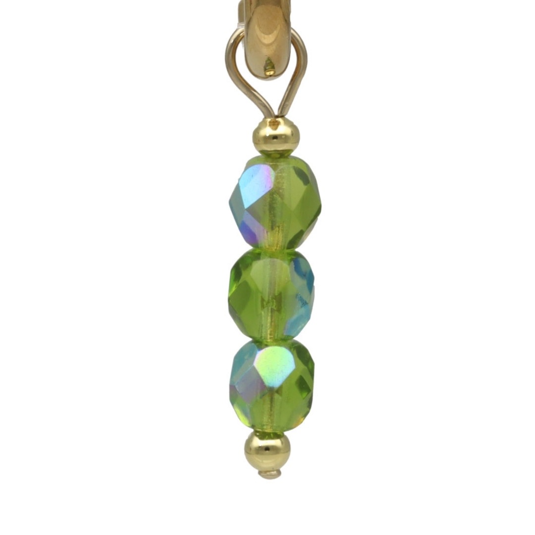 camps & camps oorbellen Glass Bead Erenite