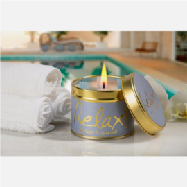 prospectt Lily flame geurkaars in blik relax