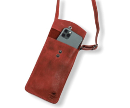 Bear Design telefoontasje 'Priya'  | rood