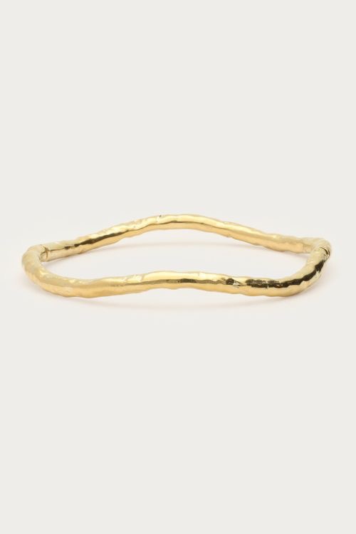 My Jewellery nomads bangle organic met structuur goud