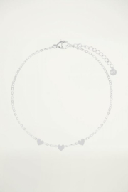 My Jewellery armband drie hartjes zilver