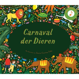 Boek het verhalen orkest carnaval der dieren | prentenboek met geluid