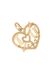 rose en camellia bedel hart met I love you