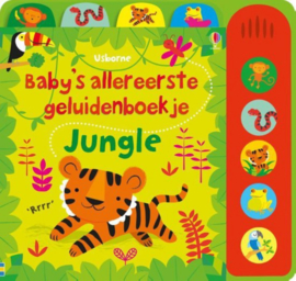 De jungle | geluidenboekje karton