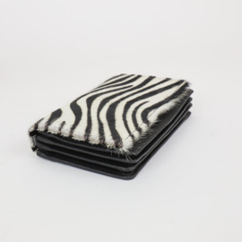 Bear Design overslag portemonnee 'cow' | zebra