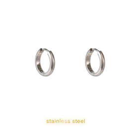 Go Dutch Label oorbellen essential hoop 3mm12mm zilver