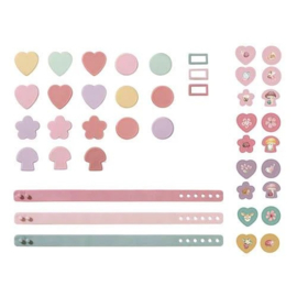 Little Dutch Slide Charm Bracelets Roze - Fairy Garden