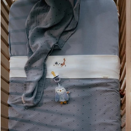 Little Dutch Swaddle Pure denim blue - 120 cm