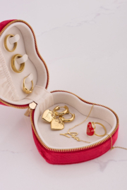 My Jewellery Bold velvet roze sieraden doos