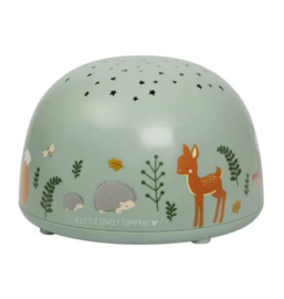 A Little Lovely Company  nachtlamp en sterprojector | forest friends