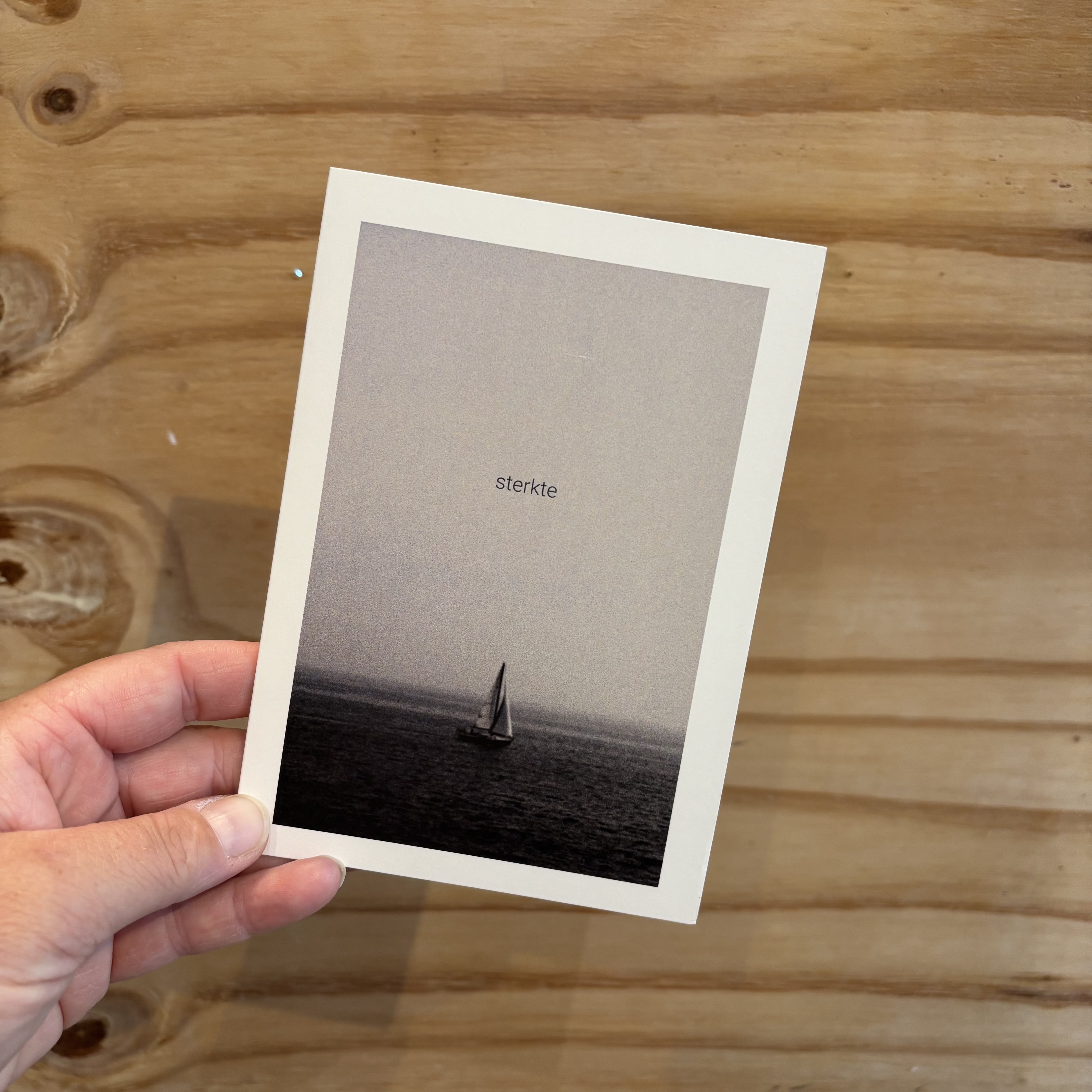 the card company wenskaart sterkte zeilboot