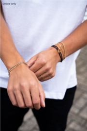 my jewellery equal | armband open schakel goud