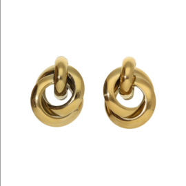 camps & camps oorbellen | Double Hoops earring