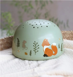 A Little Lovely Company  nachtlamp en sterprojector | forest friends