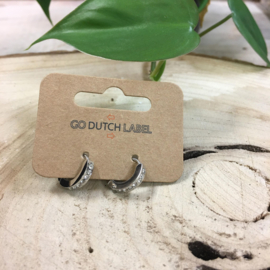 Go Dutch Label oorbellen | ringen diamantjes zilver.