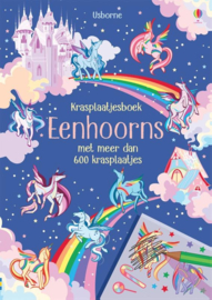 Krasplaatjesboek eenhoorns