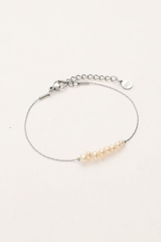 My Jewellery armband met meerdere parels zilver