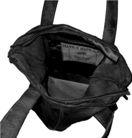 Bear Design shopper 'Juul' | zwart