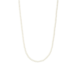 biba ketting lang parel 6mm wit