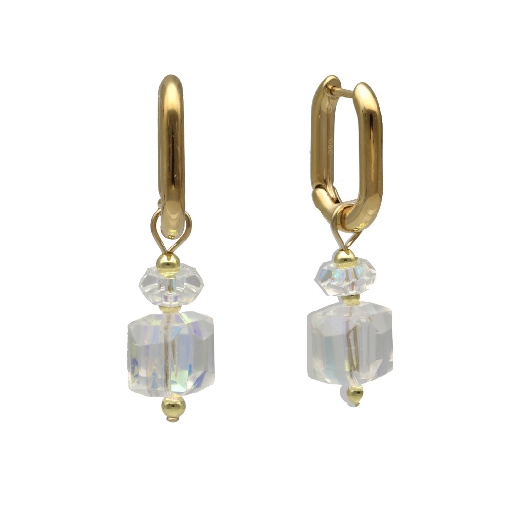 camps & camps oorbellen Glass Bead Crystal