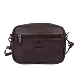 Bear design Unisex schoudertasje 'peggy' mid night plum