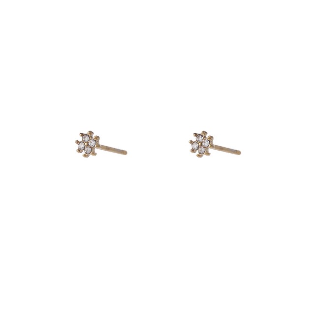 Go Dutch Label kleine klaver strass stud