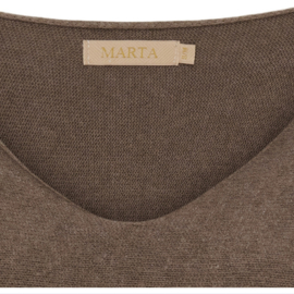 marta du chateau knitted top Celina bruin