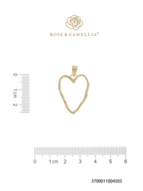 rose en camellia bedel open hart
