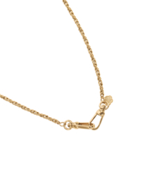 rose en camellia ronde ketting  platte sluiting