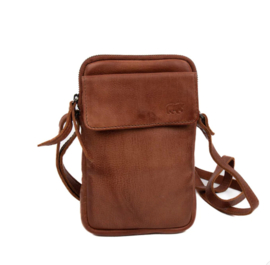 Bear Design telefoontasje 'Igor' cognac