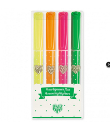 Djeco markeerstiften 4 stuks neon