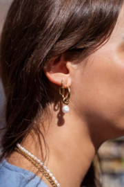 My Jewellery oorbellen | oorringen open ovaal goud*