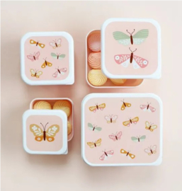 Little Lovely Company lunch & snackbox set | vlinders