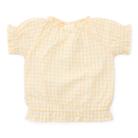 Little Dutch blouse korte mouw sunshine checks