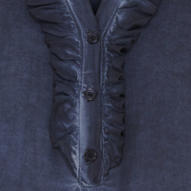 marta du chateau blouse Unnur blue scuro