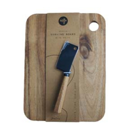 giftstories Jens Living serveerplank met kaasmes