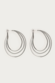 My Jewellery Oorhangers met ovalen koord