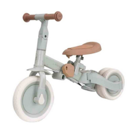 Little Dutch Driewieler met duwstang groen