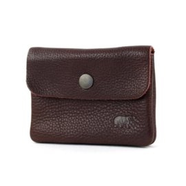 Bear Design portemonnee 'pietje' bordeaux