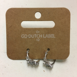 Go Dutch Label oorbellen | steentjes zilver.
