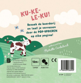 Op de boerderij | karton pop-up boekje