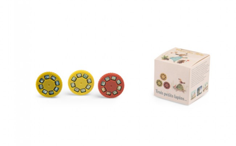 moulin roty trois petits lapins doos met 3 schijfjes