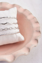 My Jewellery armband | mix bangle open schakel zilver