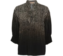 marta du chateau blouse Unnur nero faded