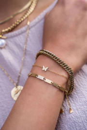 my jewellery armband | Armband vlinder goud
