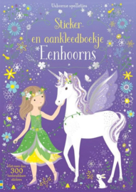 Eenhoorns sticker- en aankleedboek