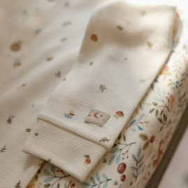 Little Dutch Eendelige pyjama - Wit - Forest Friends - Forest Treasures