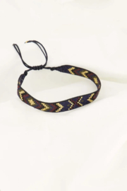 Zusss mooimakers miyuki armbandje zigzag multicolor