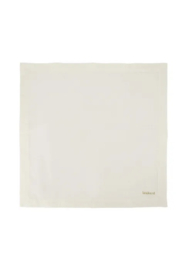 Zusss set van 2 servetten goud/wit
