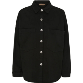 marta du chateau spijkerblouse Karen - zwart